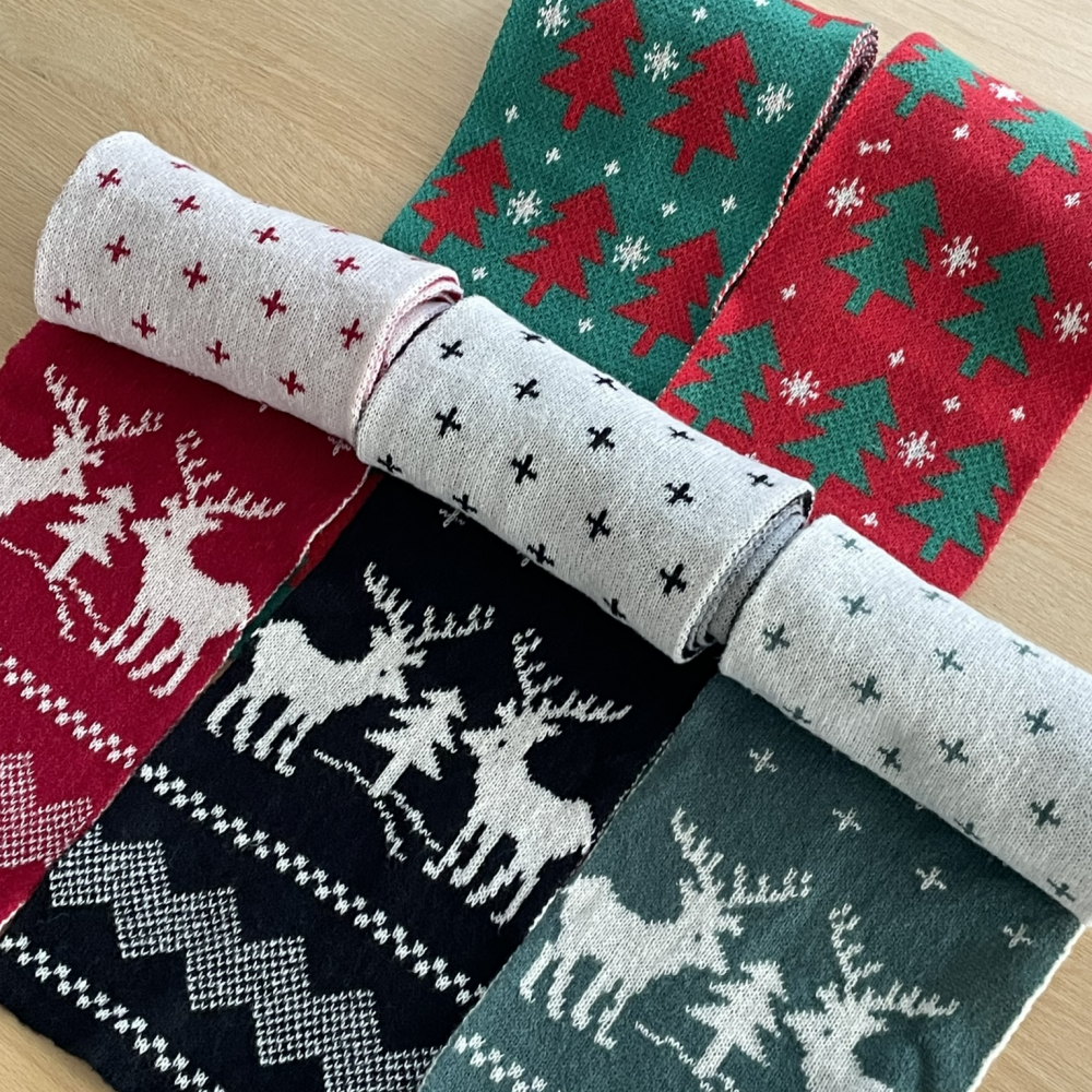 크리스마스목도리 커플목도리 목돌이