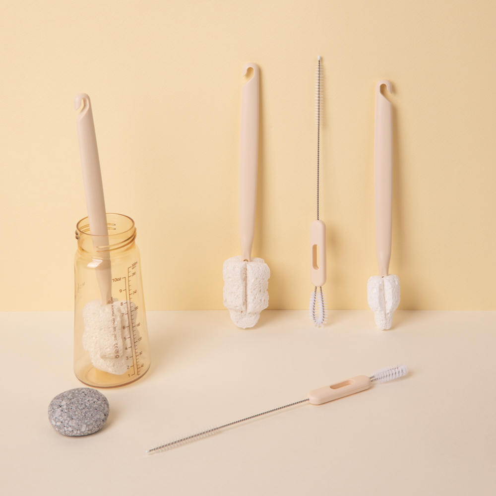 더마더 천연 스펀지 젖병 세척솔 친환경 브러쉬 2p