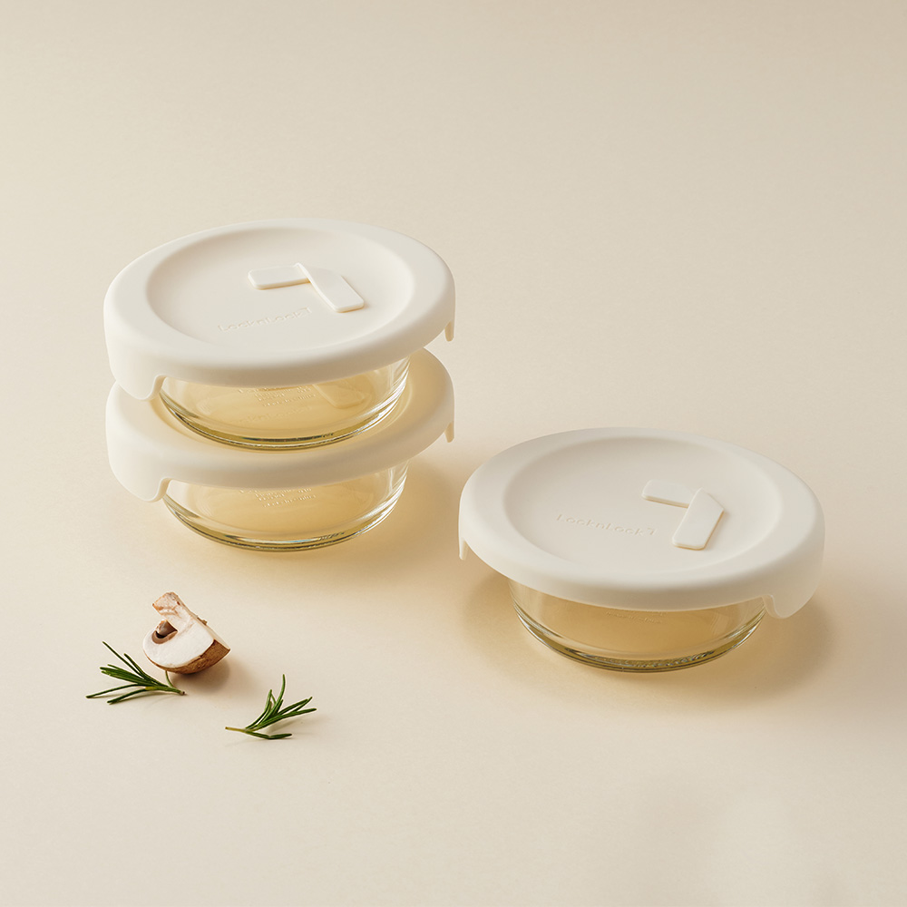 가볍고 깔끔하게! 유리 밥용기로 간편하게 도시락 준비하기