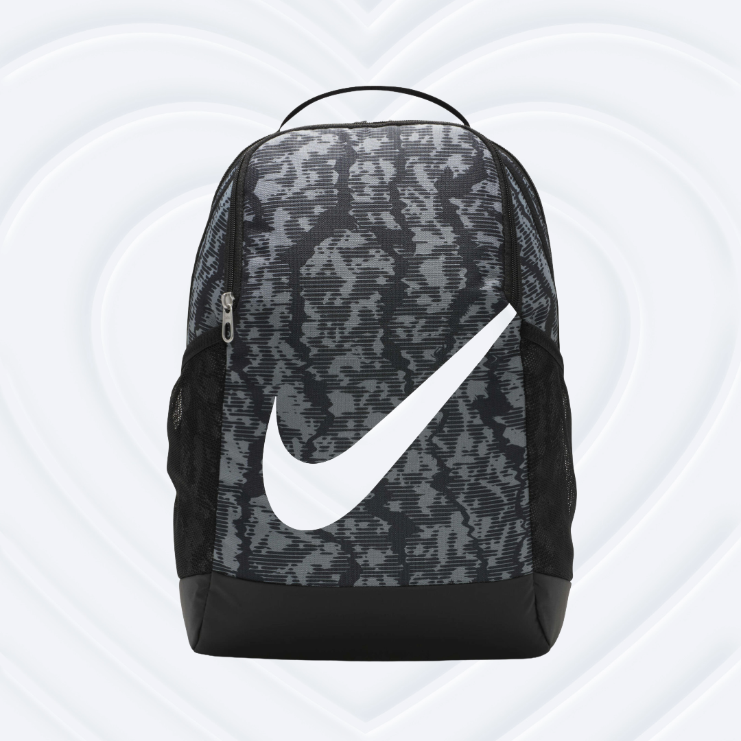 [국내매장판] 나이키 키즈 백팩 가벼운 책가방 초등학생 어린이 학원 보조 소풍 가방 브라질리아(블랙그래픽)