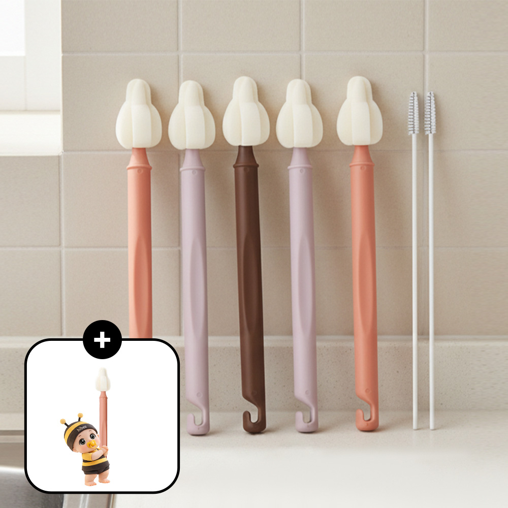 쉽고 빠르게 세척하는 몽글이 젖병솔, 이제는 더 편하게 사용하세요!