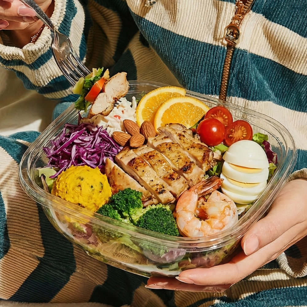 ABC 샐러드 정기배송 식단 도시락 배달 구독 다이어트 포케 1회 2팩씩 월수 2주코스