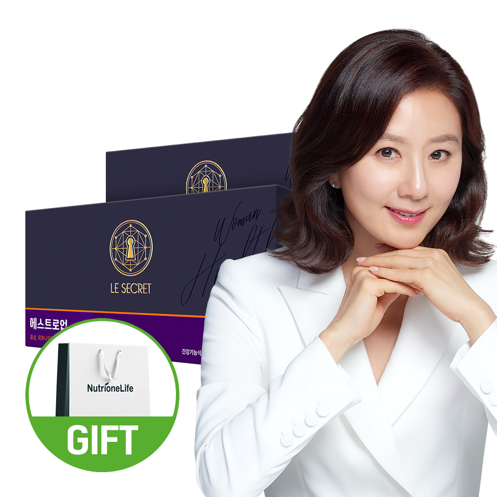르시크릿 김희애 에스트로업 2박스 2개월분 여성 갱년기 면역