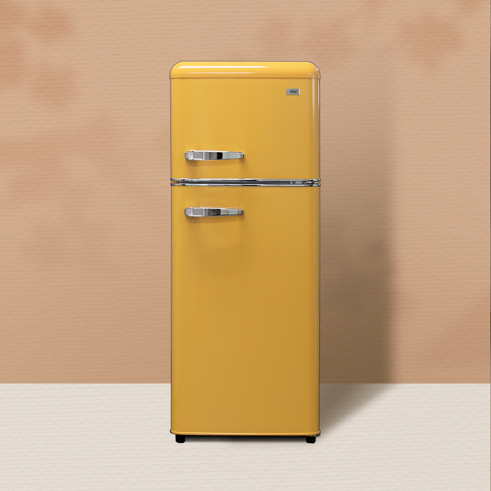 작고 귀여운 레트로 냉장고, 집안 분위기를 한층 더 살려보세요!