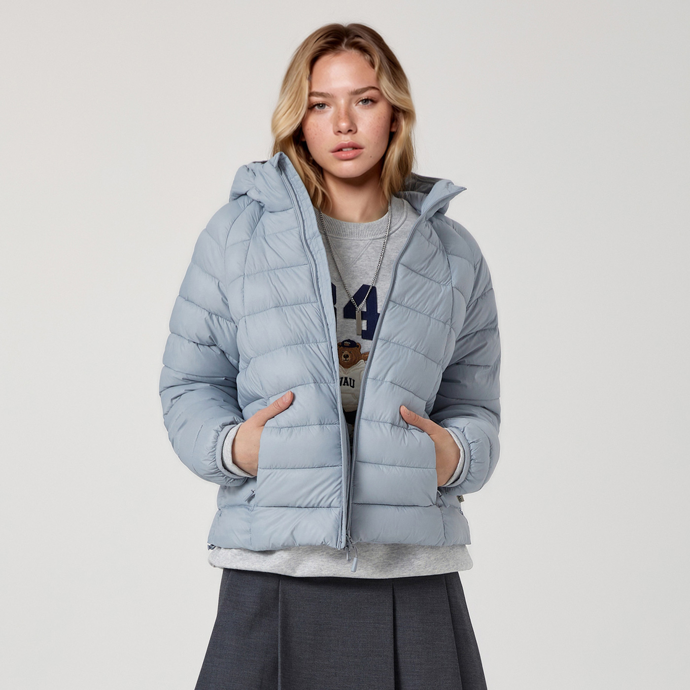 [후아유] 라이트 후디드 자켓(여성) / WHJPG1191F