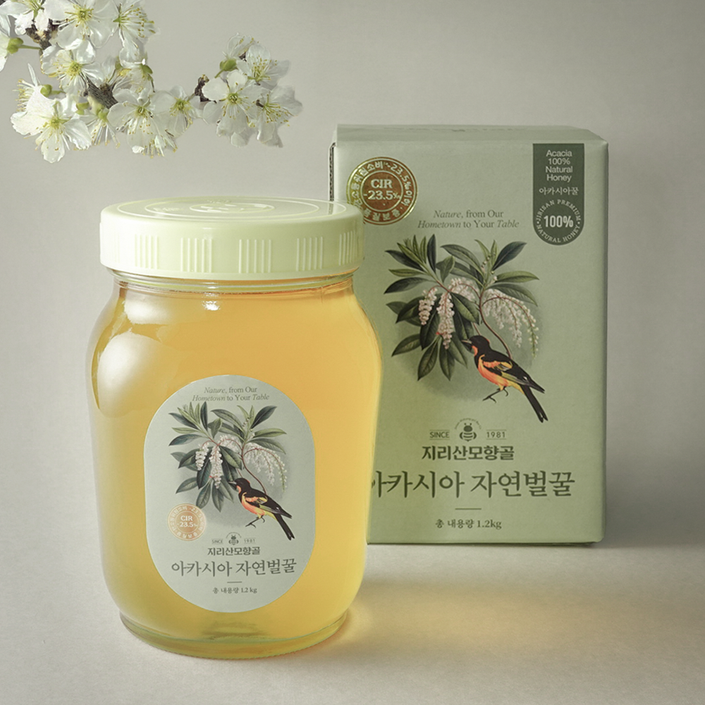 자연이 선물한 달콤한 꿀, 지리산모향골 아카시아꿀 한 병 어때요?