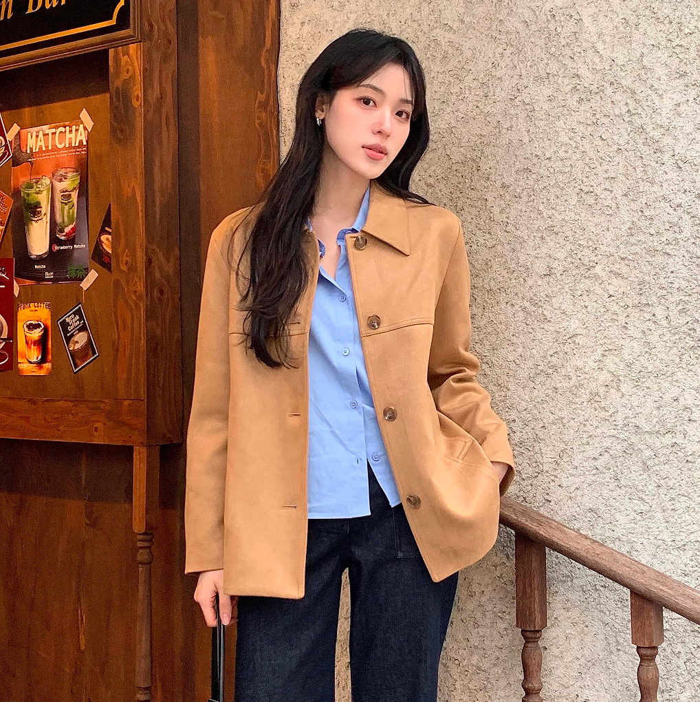 [클라비스] 스웨이드 자켓_CVJLG1201M