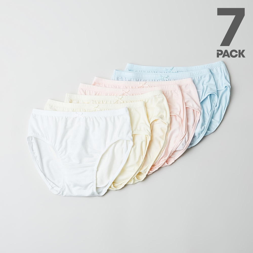 [네이버단독][당일출고][슈퍼특가][7PACK] 스파오키즈 여아 모달 삼각팬티 SPWPFA9KG4