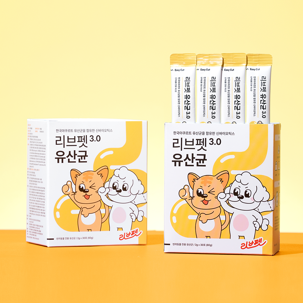 고양이 건강을 위한 유산균, 리브펫 프로바이오틱스 스틱포 추천!