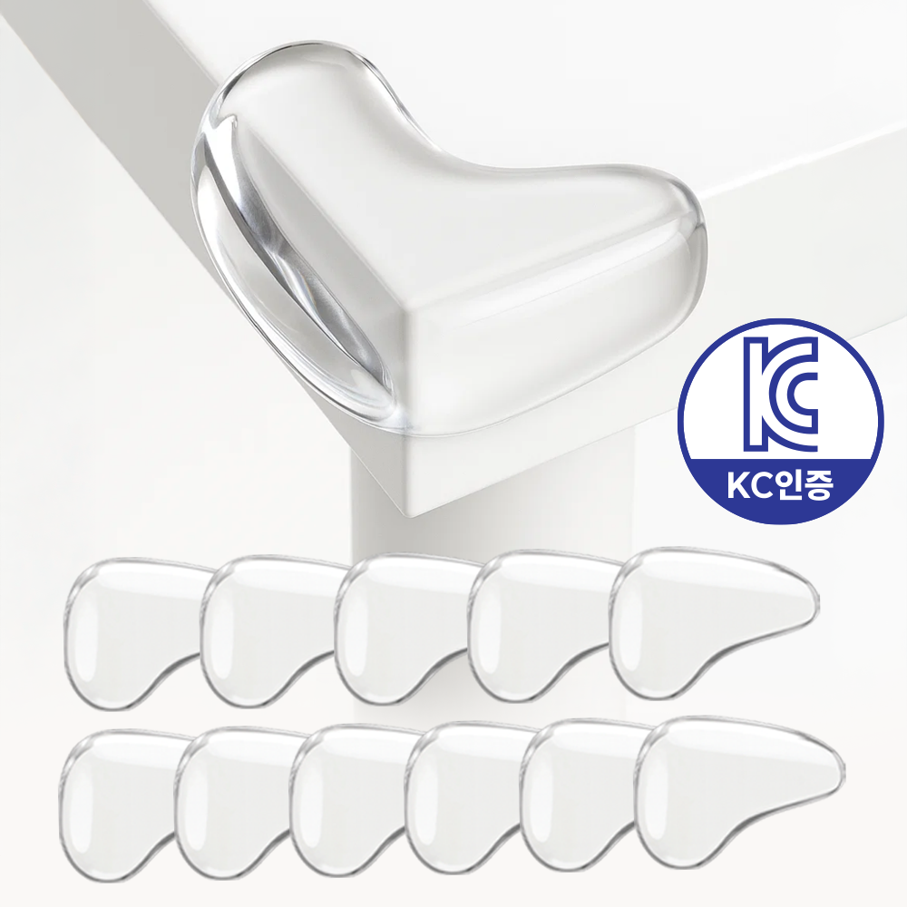 아텍스 아기 모서리 보호대 고급형 실리콘 코너 가드 물방울 12p