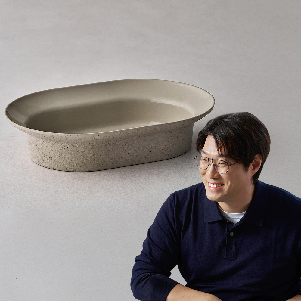 데켓 주물 IH 오발 쿡플레이트 27cm+실리콘 손잡이2P