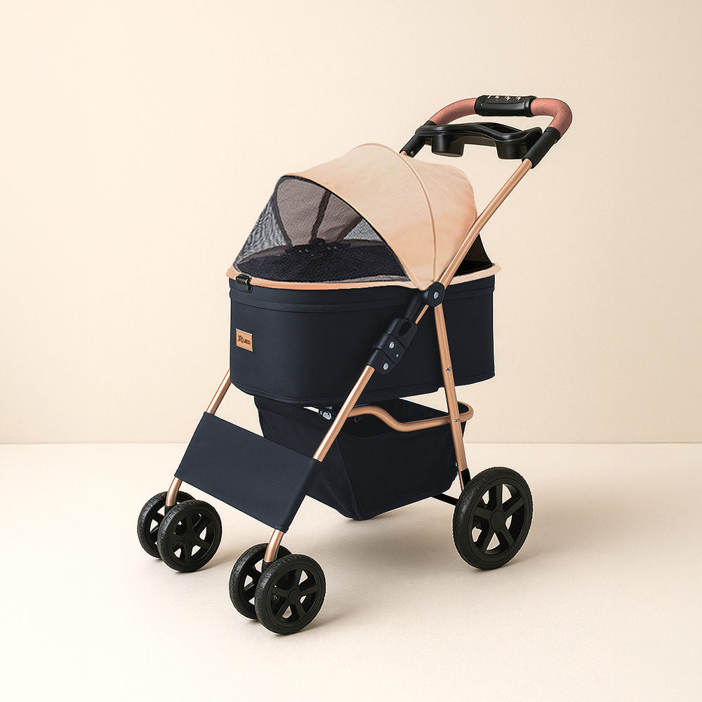 경량 퀵폴딩 강아지 고양이 유모차 반려동물 개모차