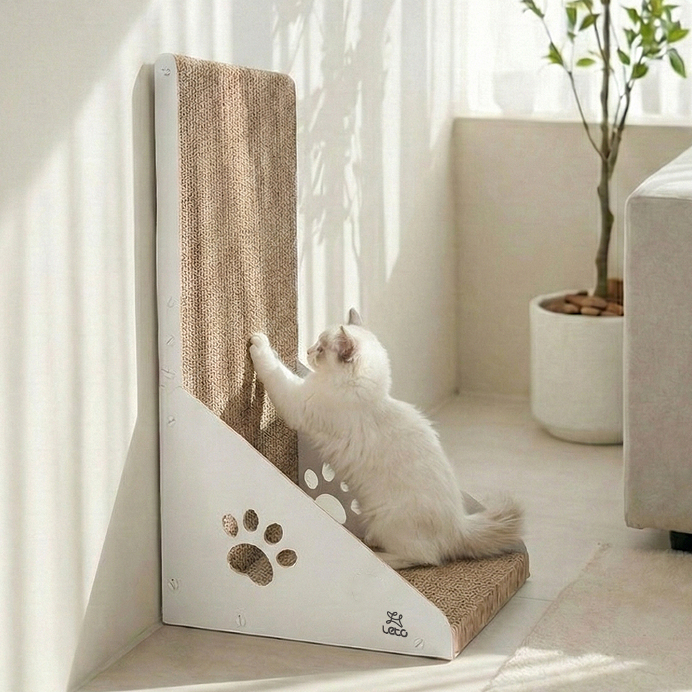 레토 원목 고양이 수직 스크래쳐 대형 90cm