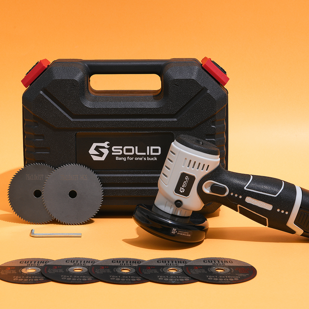 솔리드 16.8V 충전그라인더 핸드 미니 전동 소형 무선 S-WG03