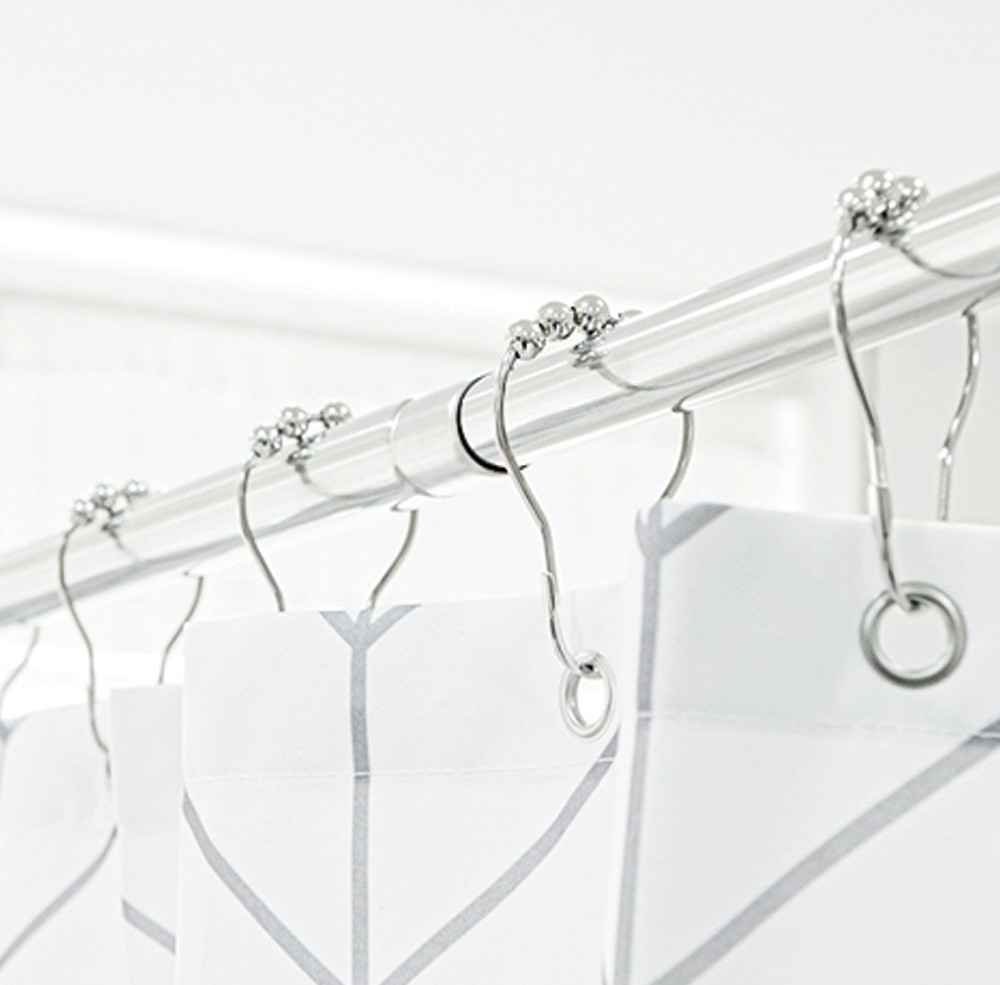 [단독] 무타공마켓 스텐 샤워커튼봉 화장실 욕실 A(40-55cm)