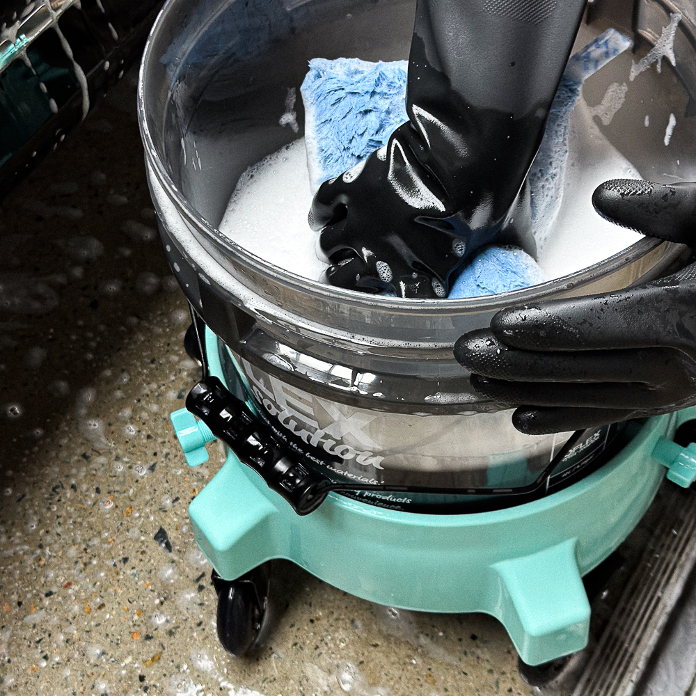 (행사상품)오플렉스 시그니처 민트 버킷돌리+75mm 우레탄 바퀴 세트