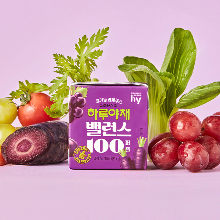 하루야채 밸런스100 2종(레드/퍼플) 1BOX(24입)