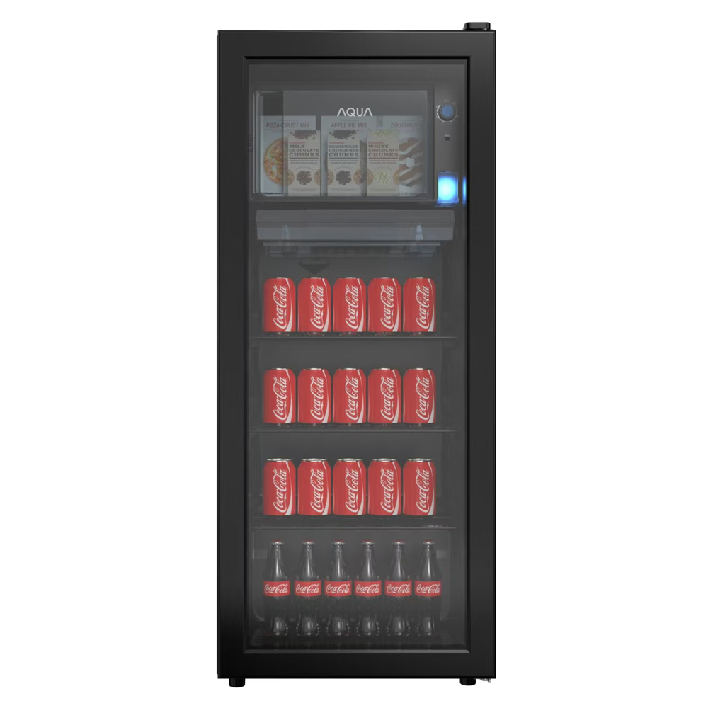 하이얼 아쿠아 홈바 듀얼 쇼케이스 냉장고, 냉동실 HUF65PDW 177L