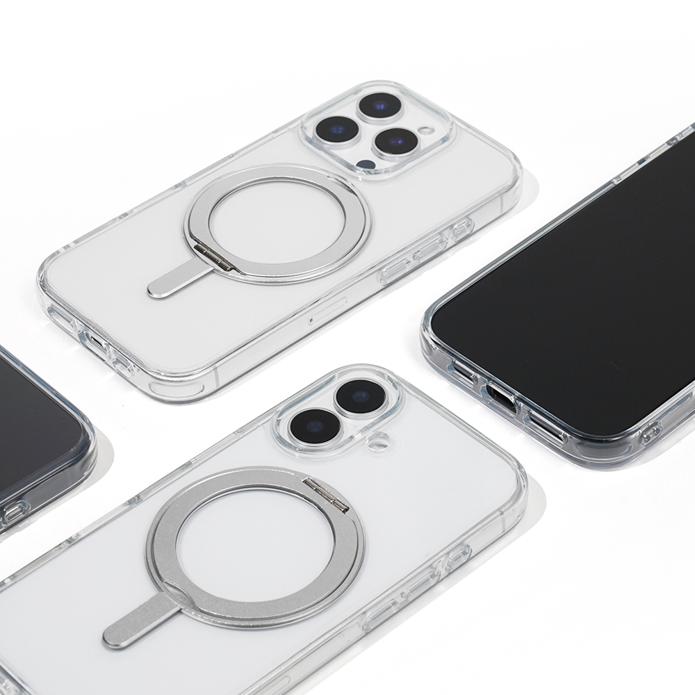 온아워 아이폰16 맥세이프 케이스 그립톡 일체형 프로 맥스 플러스 실리콘 투명 범퍼