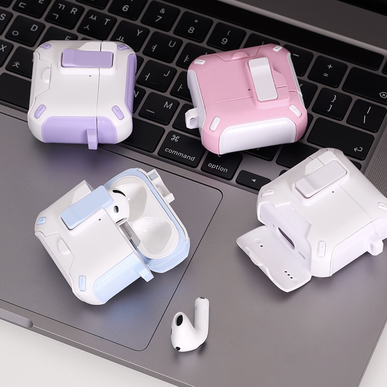 온아워 에어팟 4세대 케이스 분실방지 락 범퍼 맥세이프 케이스