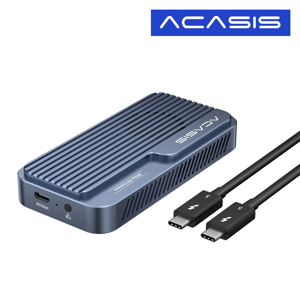 아카시스 TB501PRO 썬더볼트5 80Gbps NVME SSD 외장케이스 인클로저