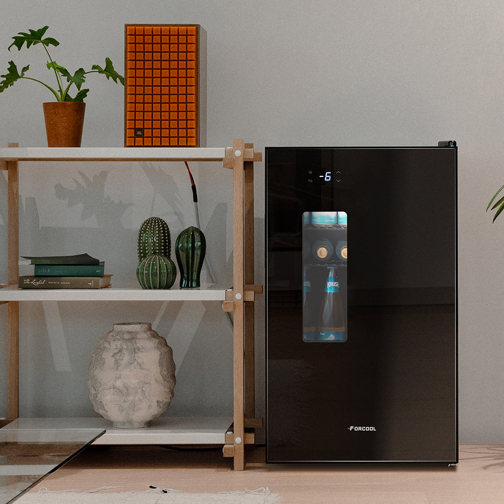 포쿨 음료수냉장고 쇼케이스 맥주 홈비어 술장고 소형 술냉장고 미니 가정용 슬러시 음료 98