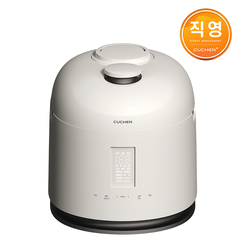 [쿠첸 메가적립 최대 12%] 쿠첸 123 10인용 풀스테인리스 듀얼프레셔 IH압력밥솥 CRT-XPD1080SEGW