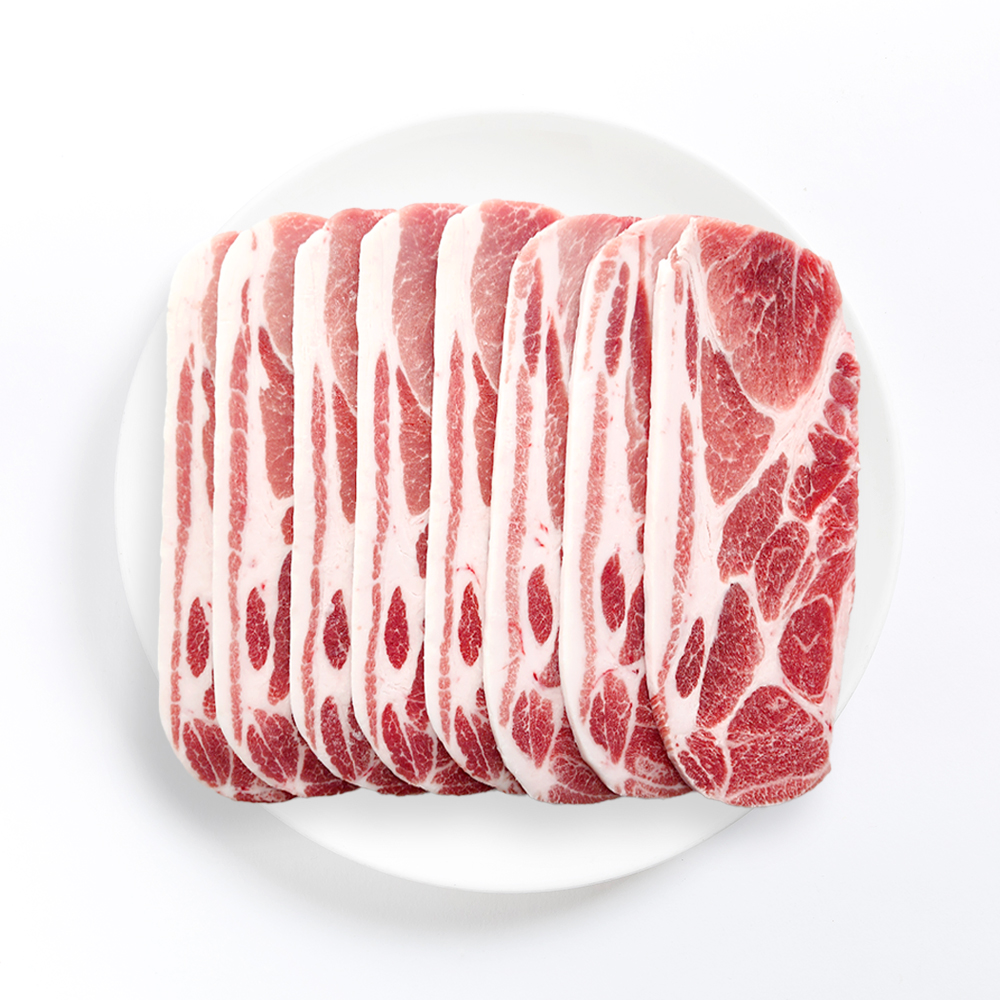 바라던 목살 많은 돼지고기 대용량 목전지 구이 제육 2kg 왕목살 미국산