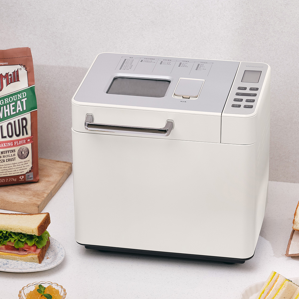 위즈웰 이지 제빵기 가정용 저당 식빵 기계 예약 베이킹 발효 천하 제빵 WSB4705