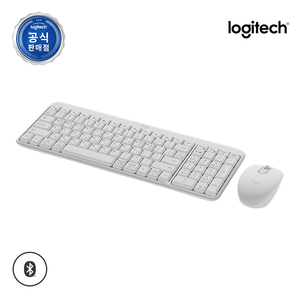 [N배송] 로지텍코리아 공식 MK250 콤보 수신기미포함 무선 키보드마우스 세트 오프화이트, 멤브레인