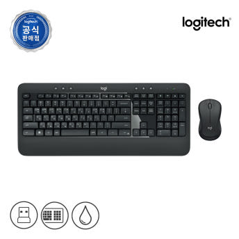 [N배송] 로지텍코리아 공식 MK540 콤보 무선 키보드 마우스 세트