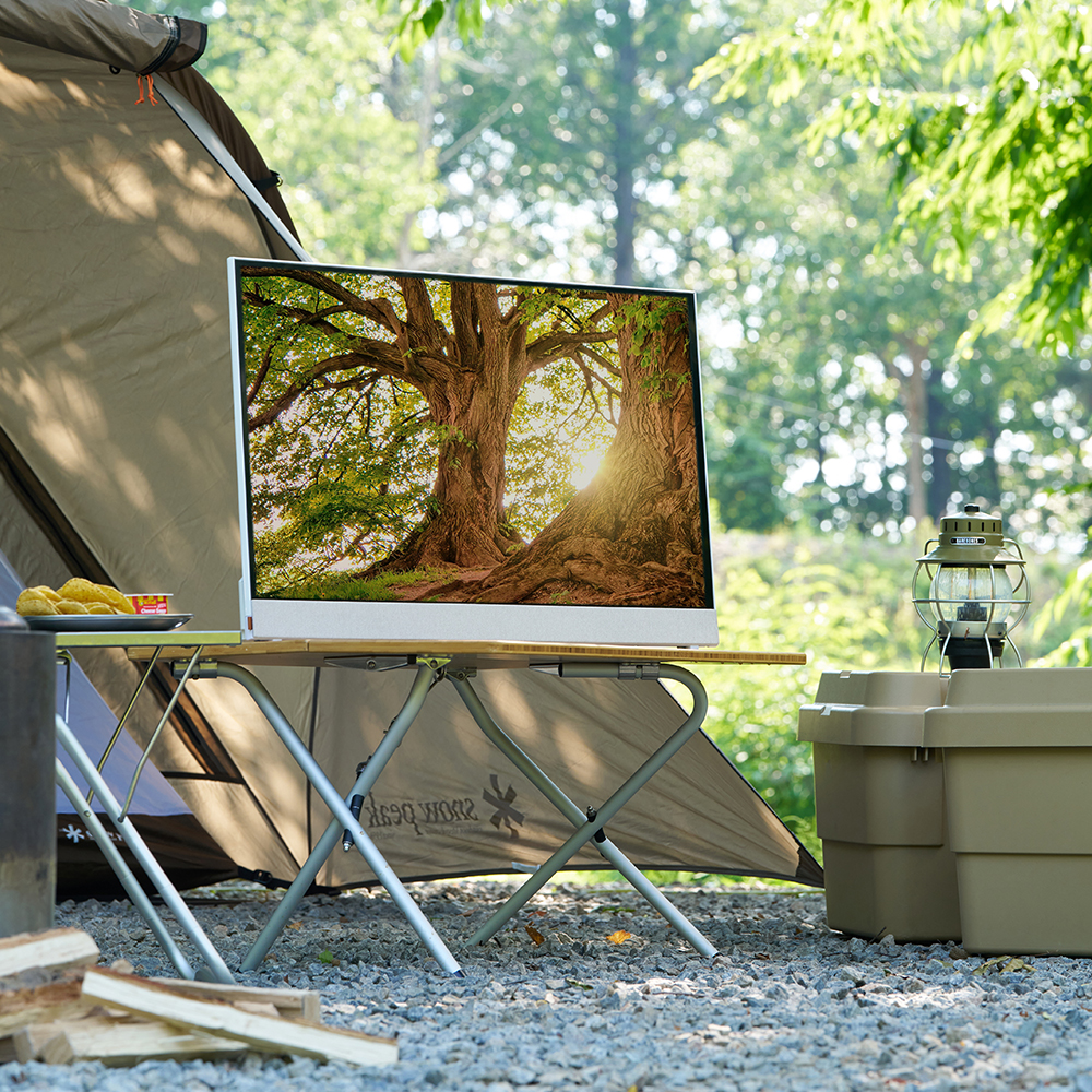 스마트티비 구글5.0 81cm(32인치) 무선 휴대용 캠핑 포터블 TV 단일구성