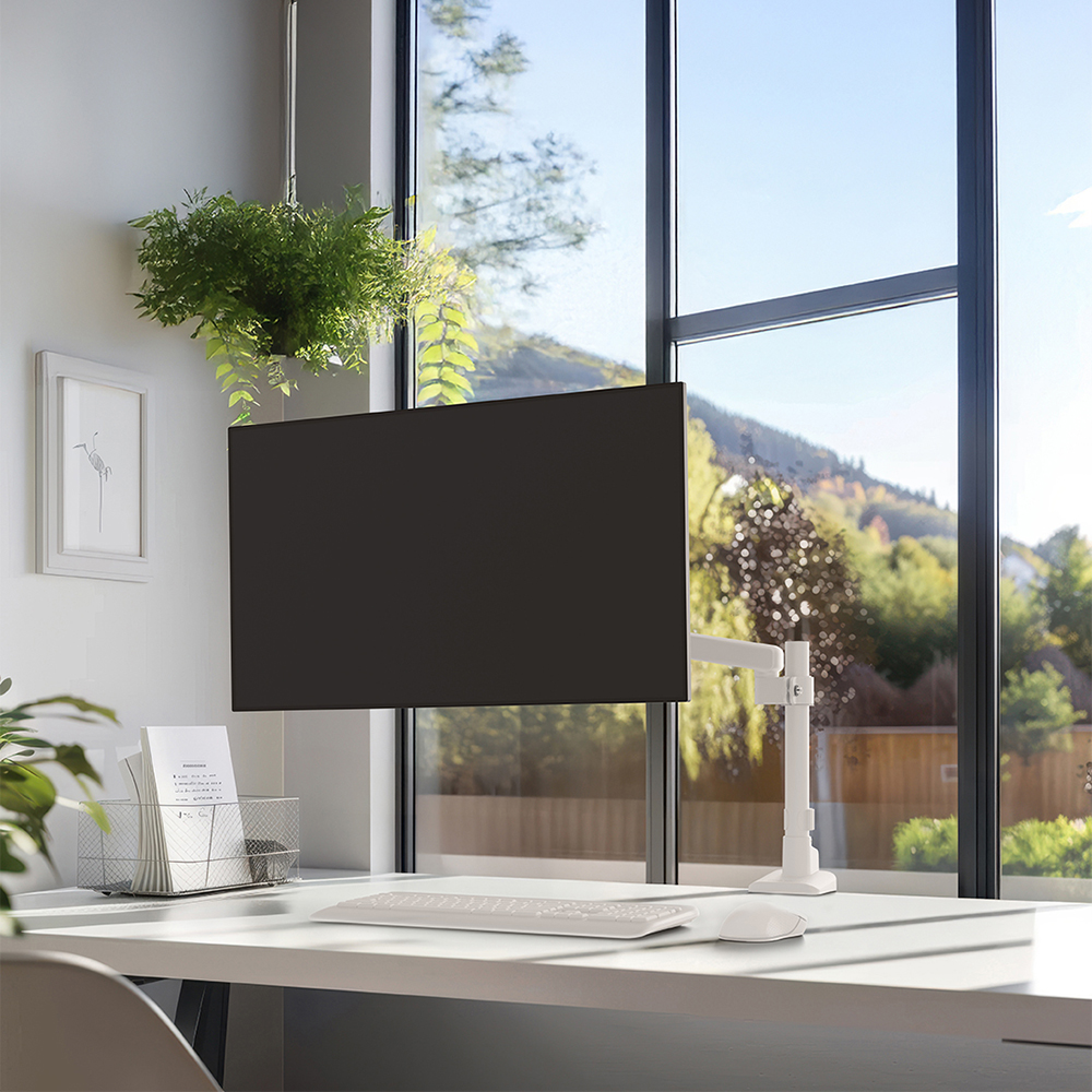 카멜마운트 MSS2P 폴타입 이지밸런스 싱글 모니터 거치대 모니터암 스탠드