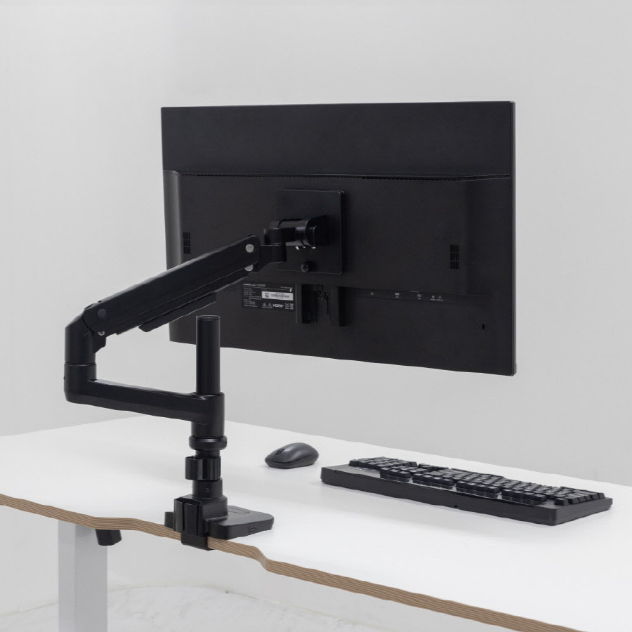 카멜마운트 IMA2PL 고중량 싱글 폴타입 높이 조절 특화 모니터 거치대 모니터암