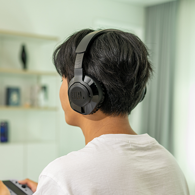 삼성공식파트너 JBL QUANTUM 350 퀀텀 무선 게이밍 헤드셋 블랙