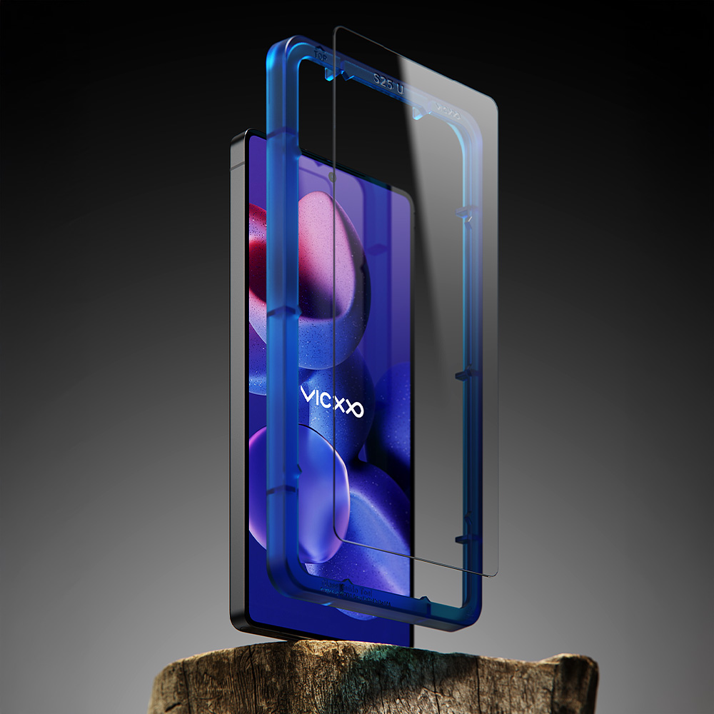 빅쏘 2.5CX 지문인식 강화유리 액정보호필름 갤럭시S25 울트라, 2매입