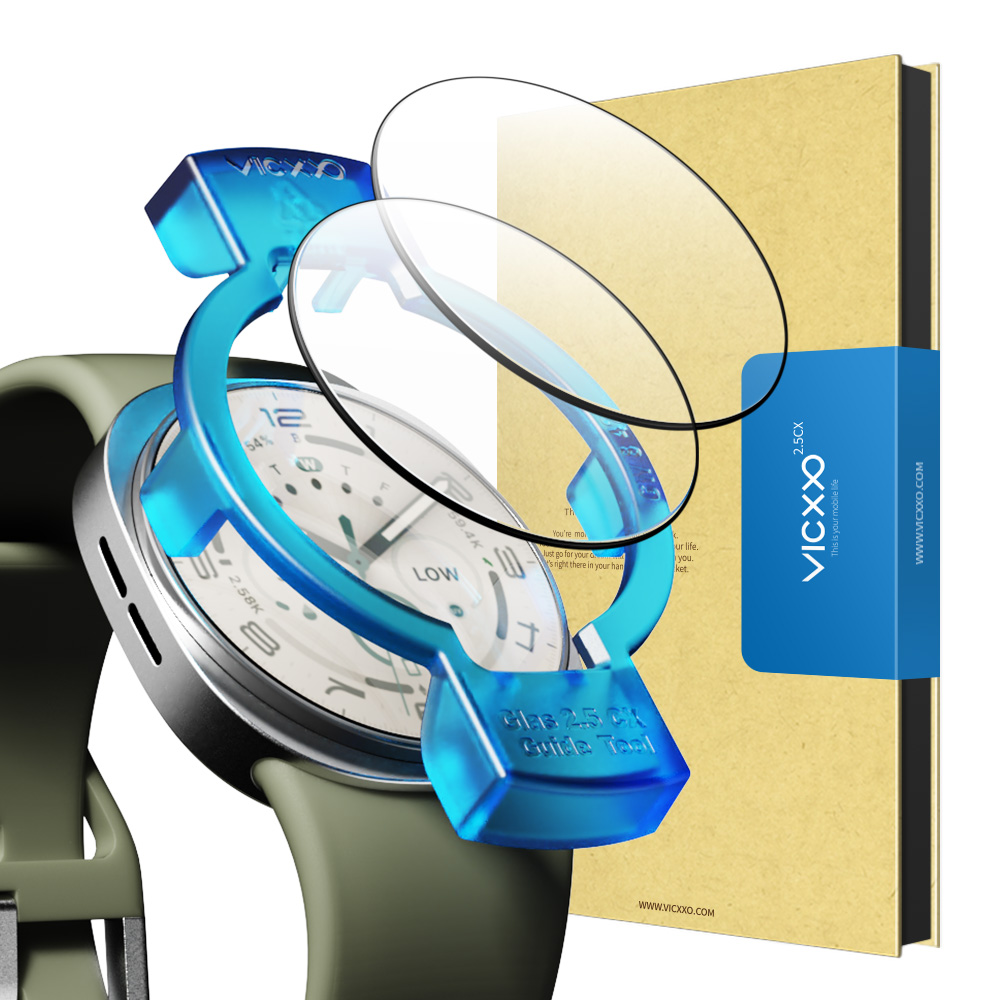 빅쏘 갤럭시워치8 강화유리 필름 2매