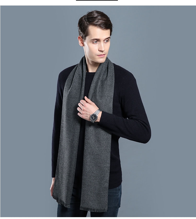 남성 머플러 캐시미어 울 목도리 선물 남자 정장 코디 따뜻하고 스마트한