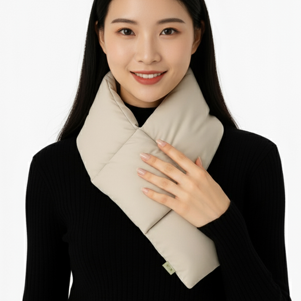 경량 패딩 목도리 머플러 방한 스카프 워머