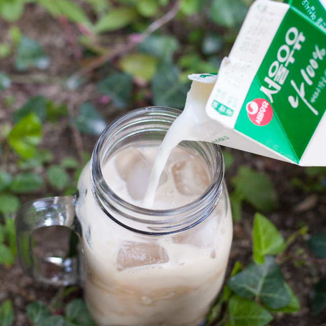 유기농 귀리가루 국산 쪄서 볶은 선식 100%