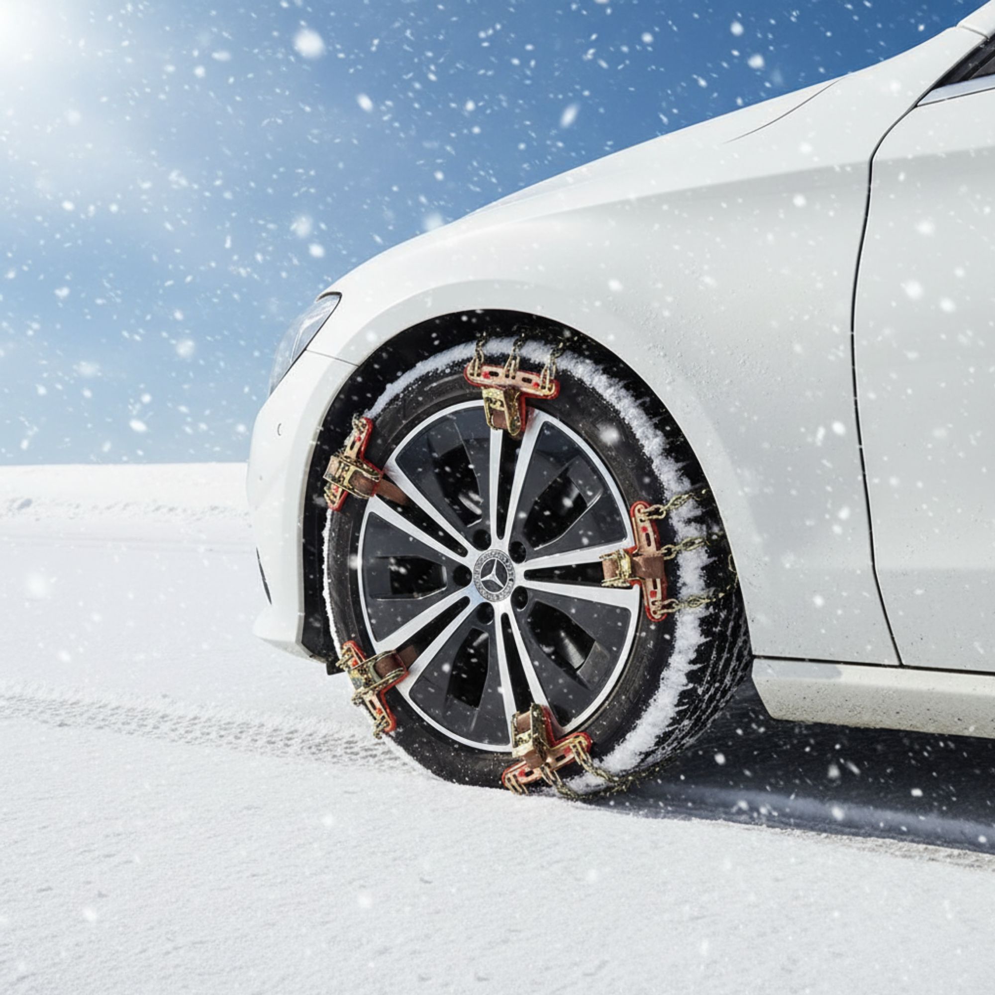 포터2 봉고3 1톤트럭 자동 쇠사슬 스노우체인 4P세트