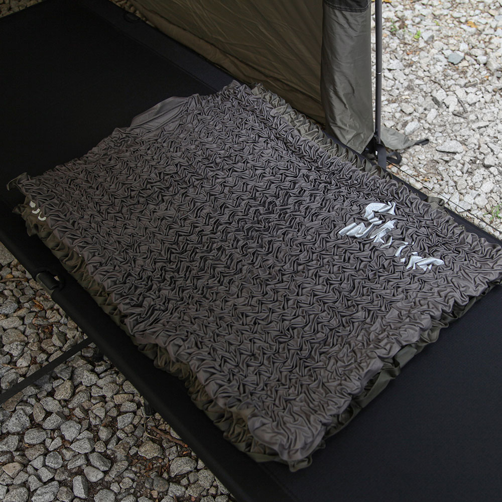 블루폴 슈링크 사입식 자충매트 10T 빌트인 에어펌프 내장 충전식 싱글, 10cm, 카키