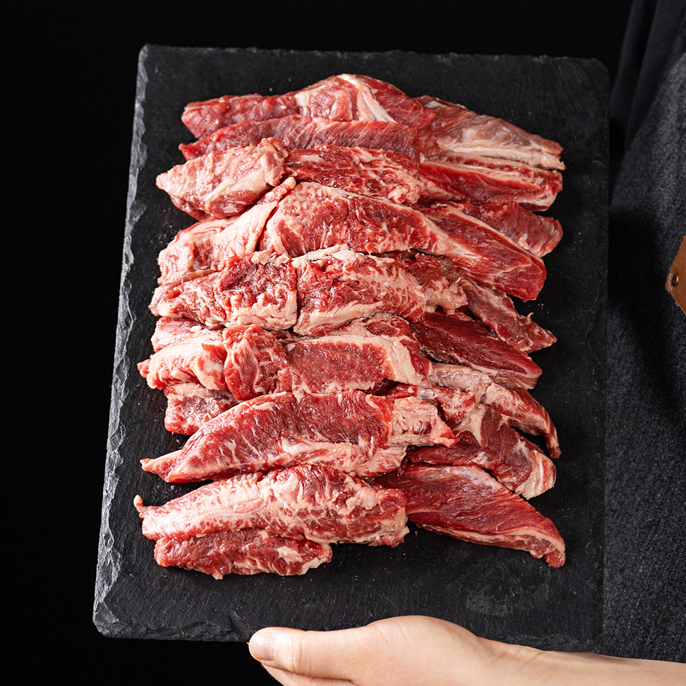 대용량 갈비살 1kg 소갈비 소갈비살 늑간살 소고기 구이 캠핑 음식