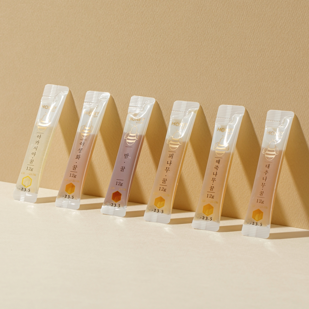 -23.5 꿀스틱 국산 아카시아 벌꿀 휴대용 허니스틱 12g 90개입 답례품 선물