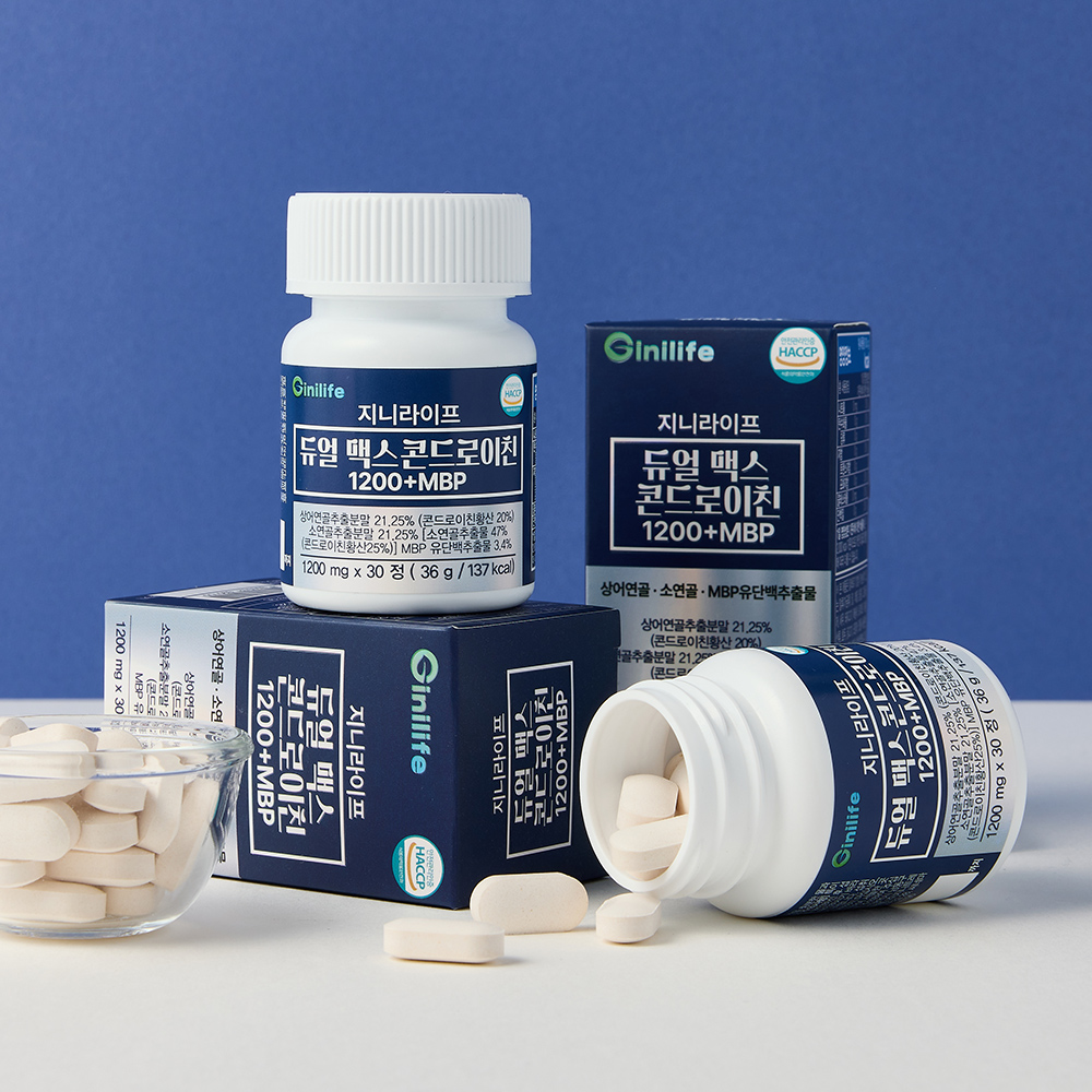 지니라이프 듀얼맥스 콘드로이친 1200+MBP 30정, 12개