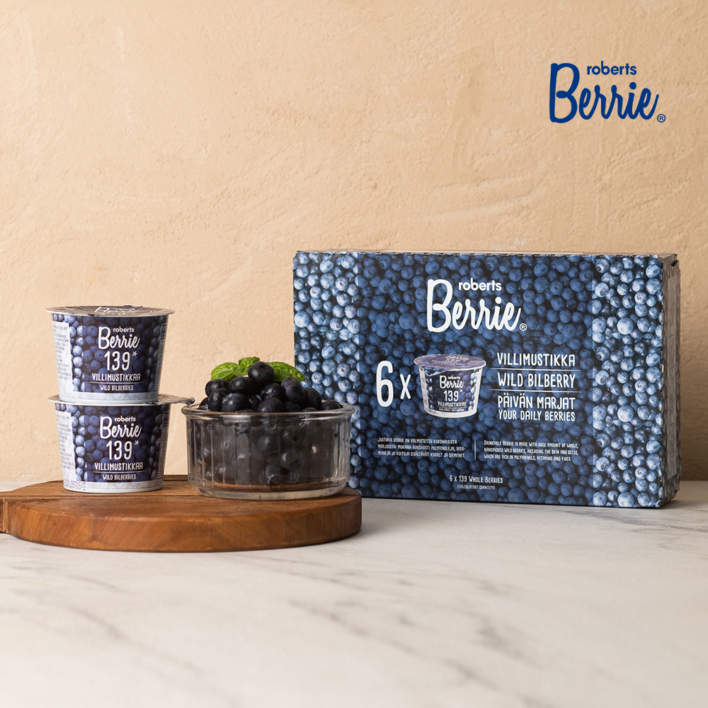 로버츠베리에 야생 빌베리 음료 선물세트 100ml 6개+6개