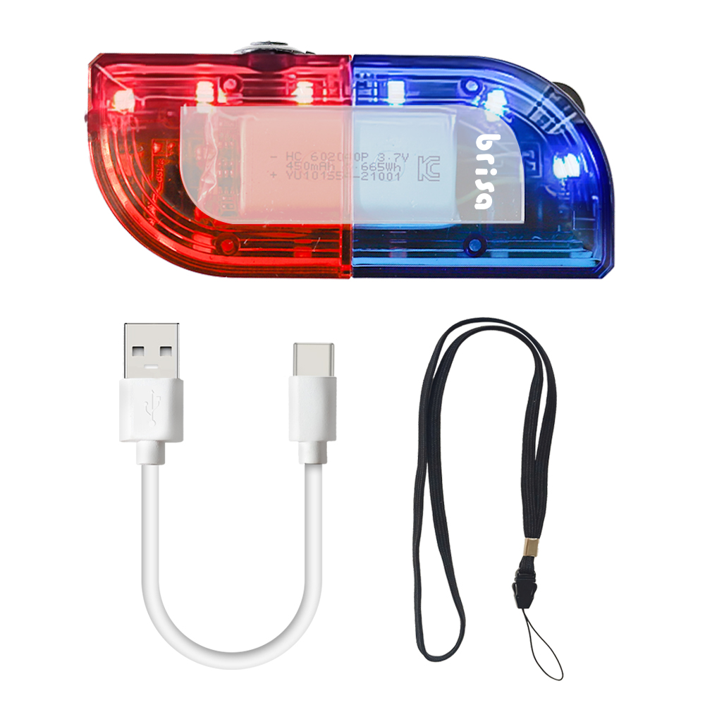 어깨에 착용하는 안전등과 전자 호루라기, 충전식 LED 경광등으로 안전을 지키세요!