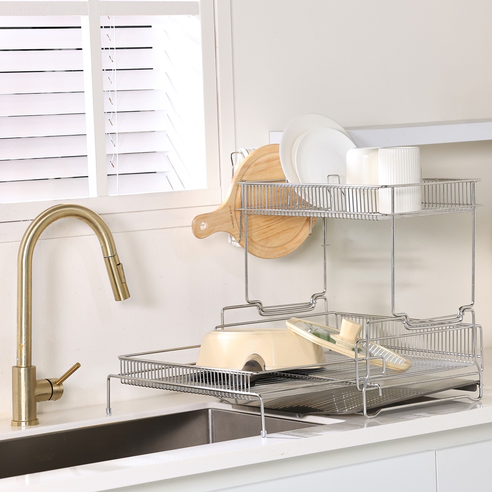 집에서 쉽게 사용하는 확장형 식기 건조대, 깔끔하게 정리하는 방법