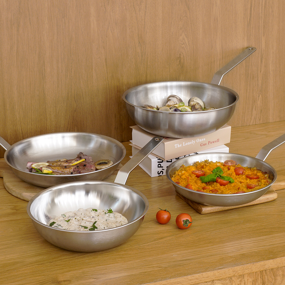 가정에서 쉽게 사용하는 무연마제 통3중 IH 프로셰프 프라이팬 추천