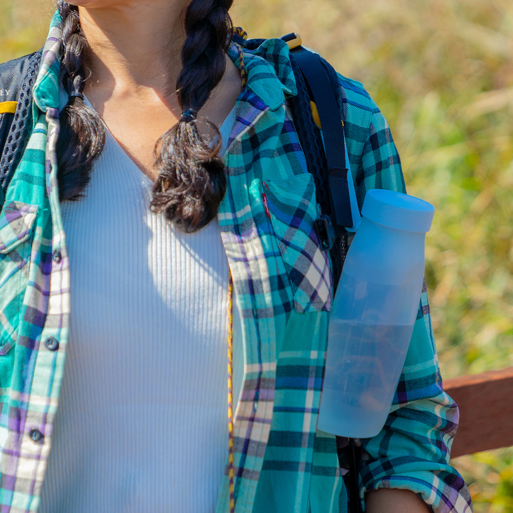 가볍고 튼튼한 실리콘 물병으로 산행과 운동을 더 즐겁게!